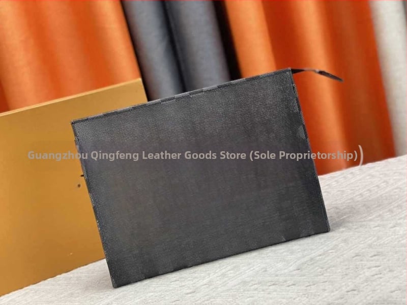 Geantă clutch unisex din PU – ultra-ușoară, capacitate mare, model cu litere, căptușeală din poliester