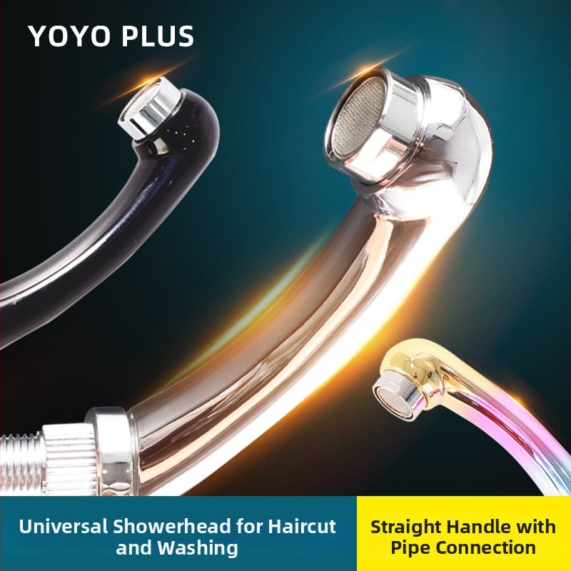 Ντουζ κεφαλή με ευθεία λαβή και εύκαμπτο σωλήνα – SH088, ABS χρωμιωμένο, λειτουργία βροχής, χειροκίνητη εγκατάσταση