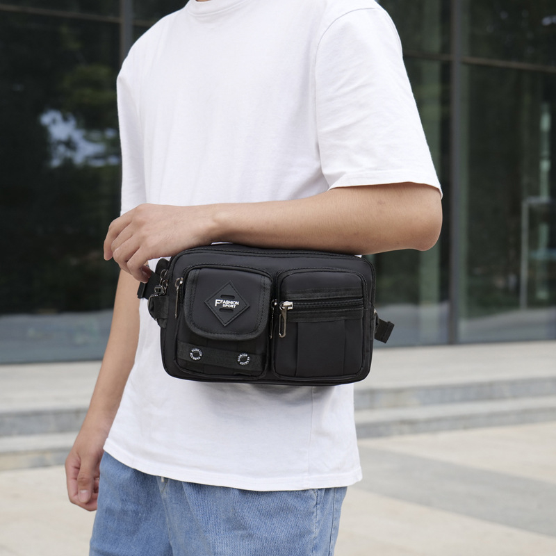 Muška pojas torba za rekreaciju i putovanja | najlon, proširenje, jedinstven dizajn, podstava od poliestera