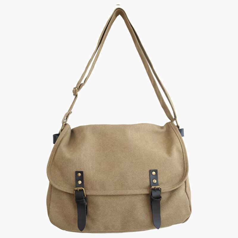 Muška crossbody torba s neutralnim stilom, materijal od svile s cvjetnim motivom, podstava od platna, uzorak 69850, proljeće 2024., pogodna za slobodno vrijeme putovanja.