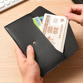 Duga PU kožna novčanka — clutch torba uličnog stila, PU podstava, proljeće 2025, pogodno za pohranu