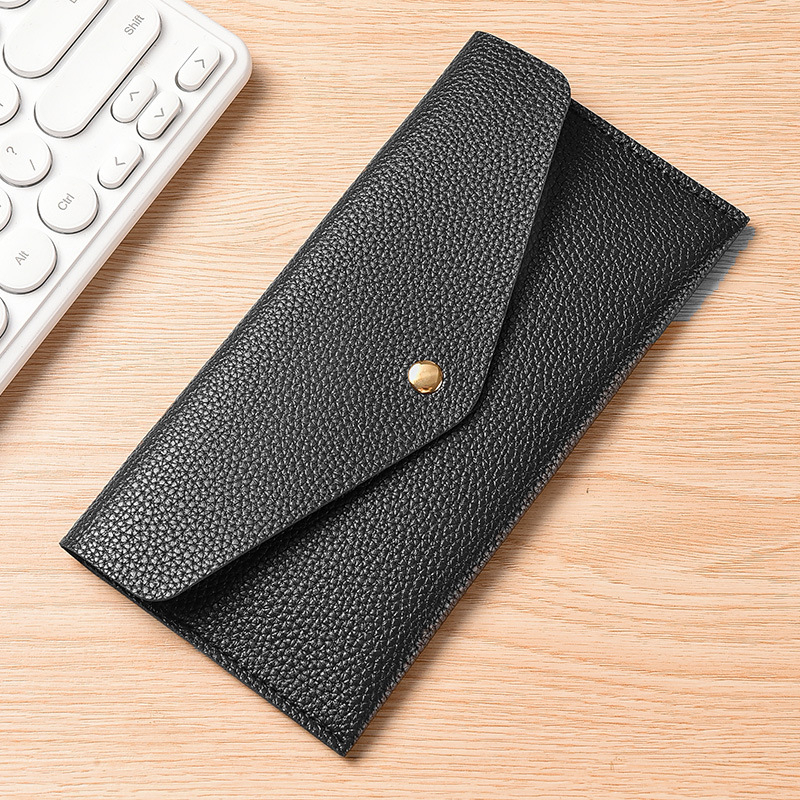 Duga PU kožna novčanka — clutch torba uličnog stila, PU podstava, proljeće 2025, pogodno za pohranu
