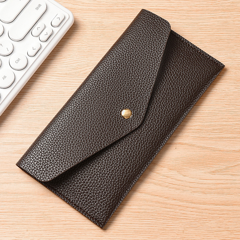 Duga PU kožna novčanka — clutch torba uličnog stila, PU podstava, proljeće 2025, pogodno za pohranu