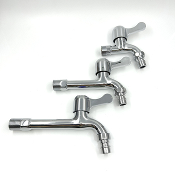 Prívod vody pre práčku, dizajn s jednopojazdovým kĺbom, telo zo zliatiny zinku, mosadzové jadro ventilu, vhodný pre pripojenie k práčke a umývadlu