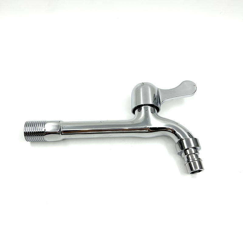 Prívod vody pre práčku, dizajn s jednopojazdovým kĺbom, telo zo zliatiny zinku, mosadzové jadro ventilu, vhodný pre pripojenie k práčke a umývadlu