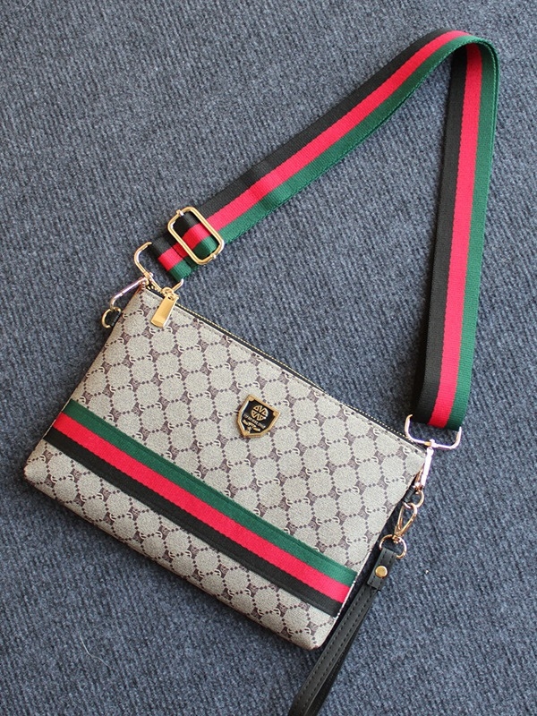 Muška crossbody torbica – ulični stil, PVC, prugasti uzorak, smanjenje opterećenja, Mini Dragon