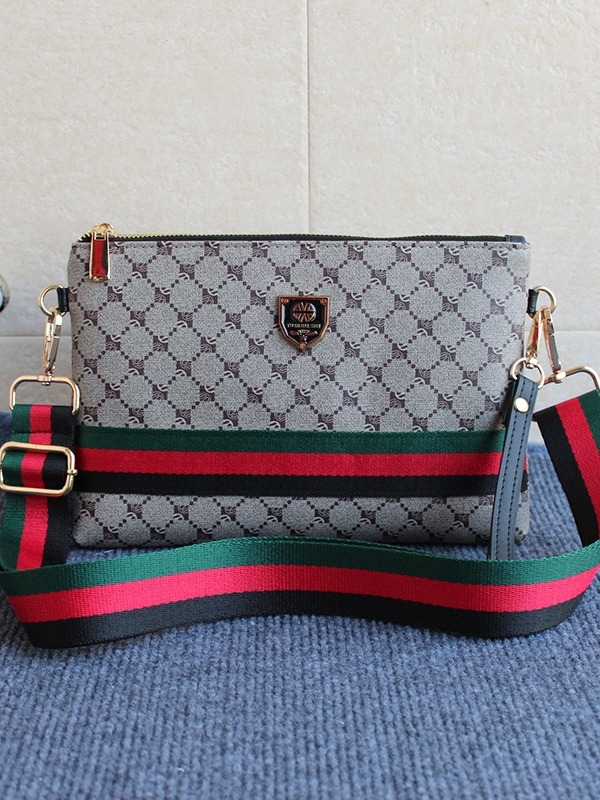 Muška crossbody torbica – ulični stil, PVC, prugasti uzorak, smanjenje opterećenja, Mini Dragon