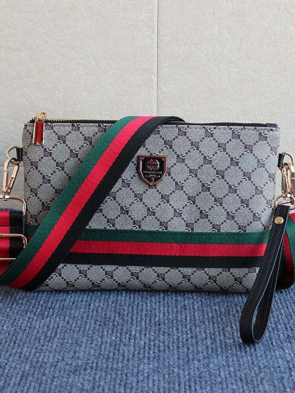 Muška crossbody torbica – ulični stil, PVC, prugasti uzorak, smanjenje opterećenja, Mini Dragon