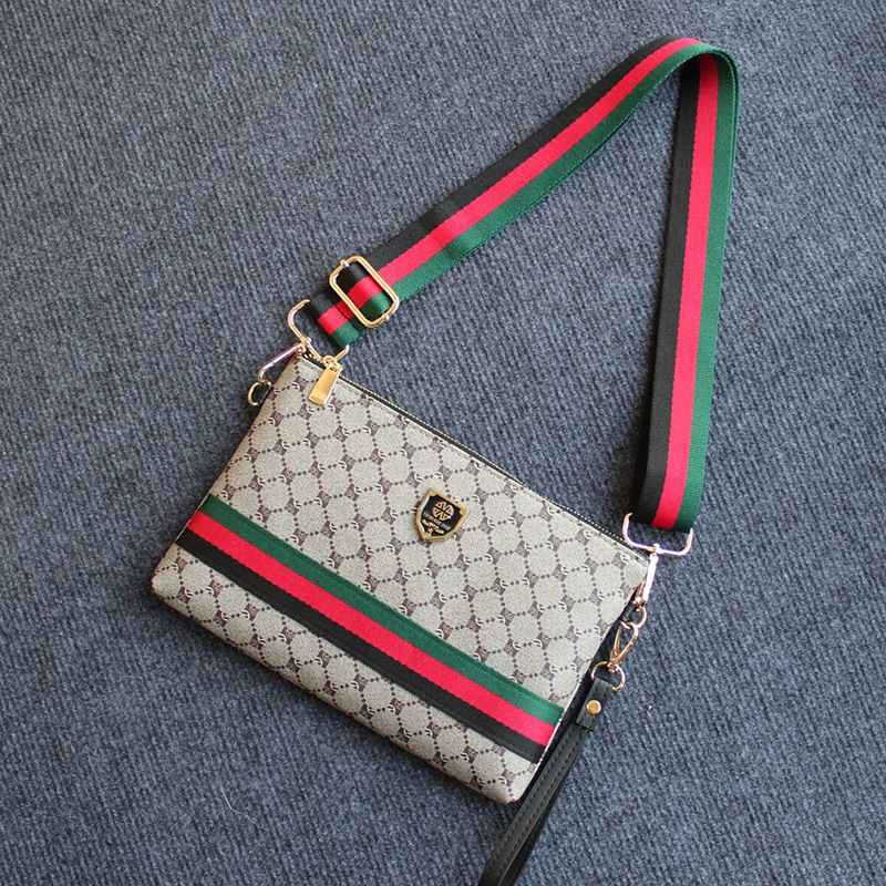 Muška crossbody torbica – ulični stil, PVC, prugasti uzorak, smanjenje opterećenja, Mini Dragon
