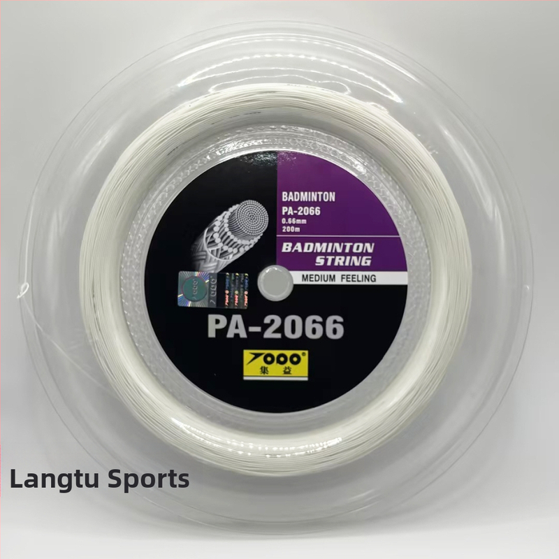 Ütőhúr tollaslabdához és asztaliteniszhez (anyag: nagy szilárdságú nylon többszálas; eredet: Fujian; alkalmazható sportok: tollaslabda és asztalitenisz)