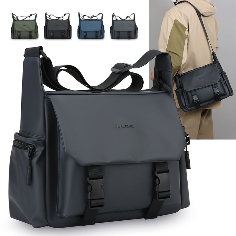 Muška crossbody torba preko ramena – Veliki kapacitet, Vodootporna, Vrlo lagana, Za svakodnevnu upotrebu (Vodootporna, Vrlo lagana, Veliki kapacitet)