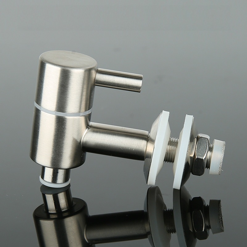 Vinový kohútik z nehrdzavejúcej ocele s filtrom - 304, keramický diskový ventil, priemer sedla 20 mm, vstupný/výstupný priemer potrubia 20 mm, brúsený povrch