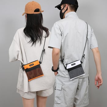 Muška torba preko ramena s uličnim stilom, japanski stil crossbody, geometrijski uzorak, Oxford tkanina, poliester podstava