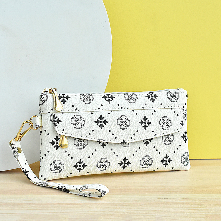 Mala kvadratna PU torbica, gradska jednostavnost, zatvarač, podstava od poliestera, ljeto 2024