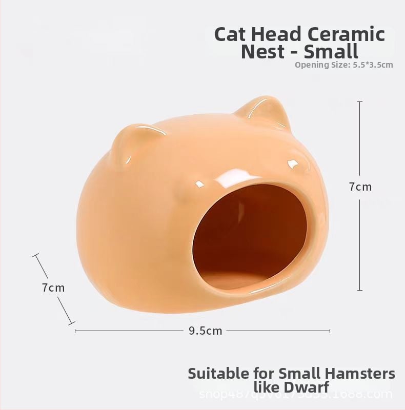 Κεραμικό καταφύγιο για χάμστερ με καλοκαιρινό δροσισμό και δημιουργική διαμόρφωση κλουβιού | Foam Fun | για χάμστερ | άνοιξη, καλοκαίρι, φθινόπωρο