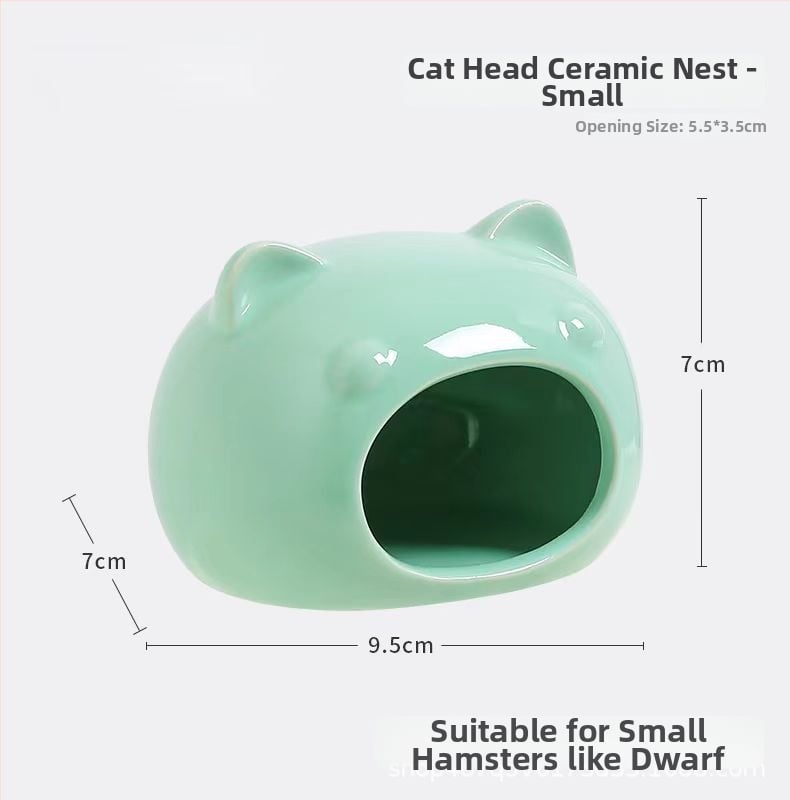 Κεραμικό καταφύγιο για χάμστερ με καλοκαιρινό δροσισμό και δημιουργική διαμόρφωση κλουβιού | Foam Fun | για χάμστερ | άνοιξη, καλοκαίρι, φθινόπωρο