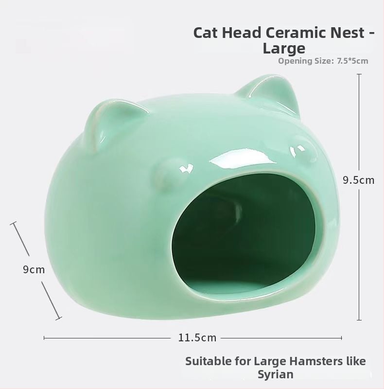 Κεραμικό καταφύγιο για χάμστερ με καλοκαιρινό δροσισμό και δημιουργική διαμόρφωση κλουβιού | Foam Fun | για χάμστερ | άνοιξη, καλοκαίρι, φθινόπωρο