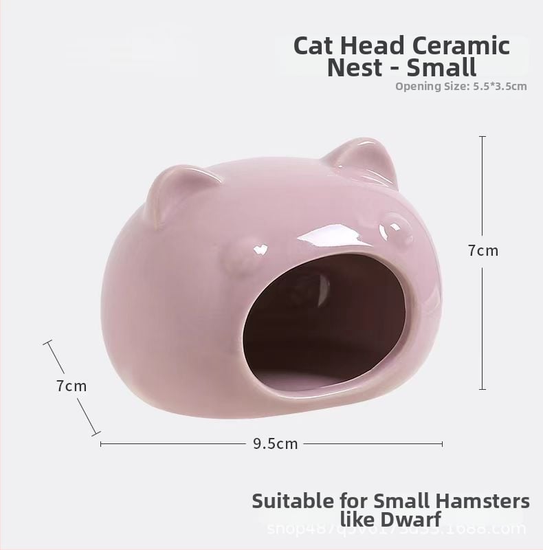 Κεραμικό καταφύγιο για χάμστερ με καλοκαιρινό δροσισμό και δημιουργική διαμόρφωση κλουβιού | Foam Fun | για χάμστερ | άνοιξη, καλοκαίρι, φθινόπωρο