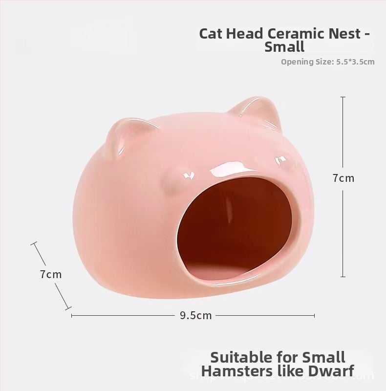 Κεραμικό καταφύγιο για χάμστερ με καλοκαιρινό δροσισμό και δημιουργική διαμόρφωση κλουβιού | Foam Fun | για χάμστερ | άνοιξη, καλοκαίρι, φθινόπωρο