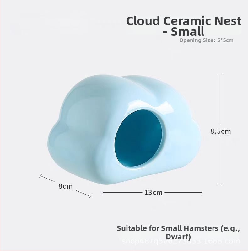 Κεραμικό καταφύγιο για χάμστερ με καλοκαιρινό δροσισμό και δημιουργική διαμόρφωση κλουβιού | Foam Fun | για χάμστερ | άνοιξη, καλοκαίρι, φθινόπωρο