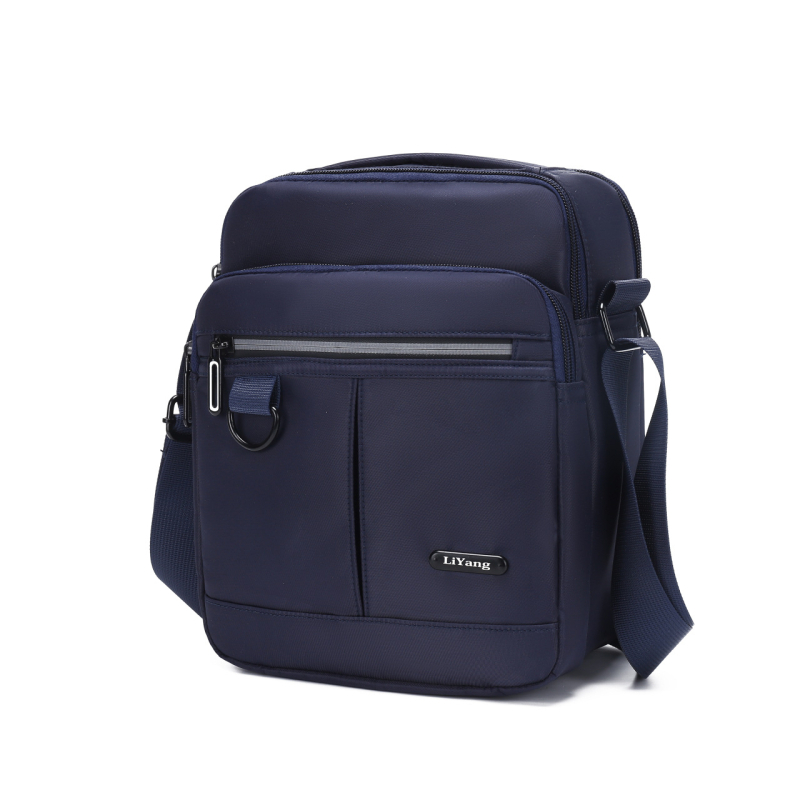 Muška torba preko ramena, urbani minimalistički stil, najlon, otporna na habanje, Shun Sai