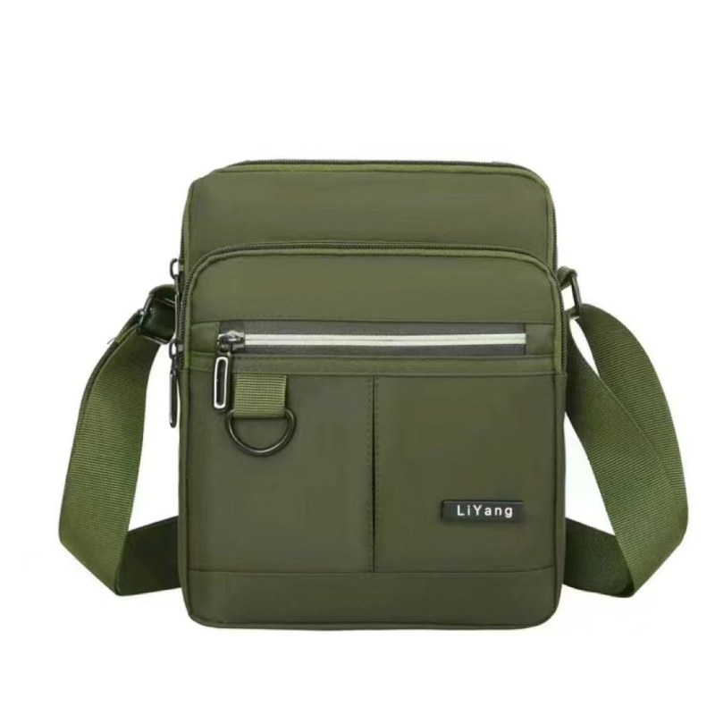 Muška torba preko ramena, urbani minimalistički stil, najlon, otporna na habanje, Shun Sai