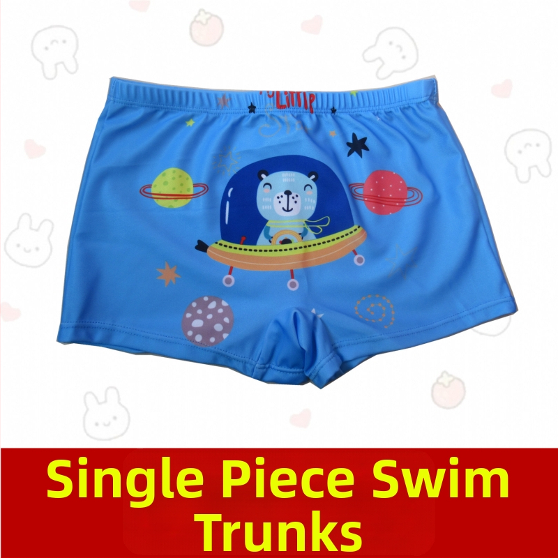 Slipuri de baie pentru băieți – Hai Shilin, poliester 88%, greutate 300 g/m², stil boxer