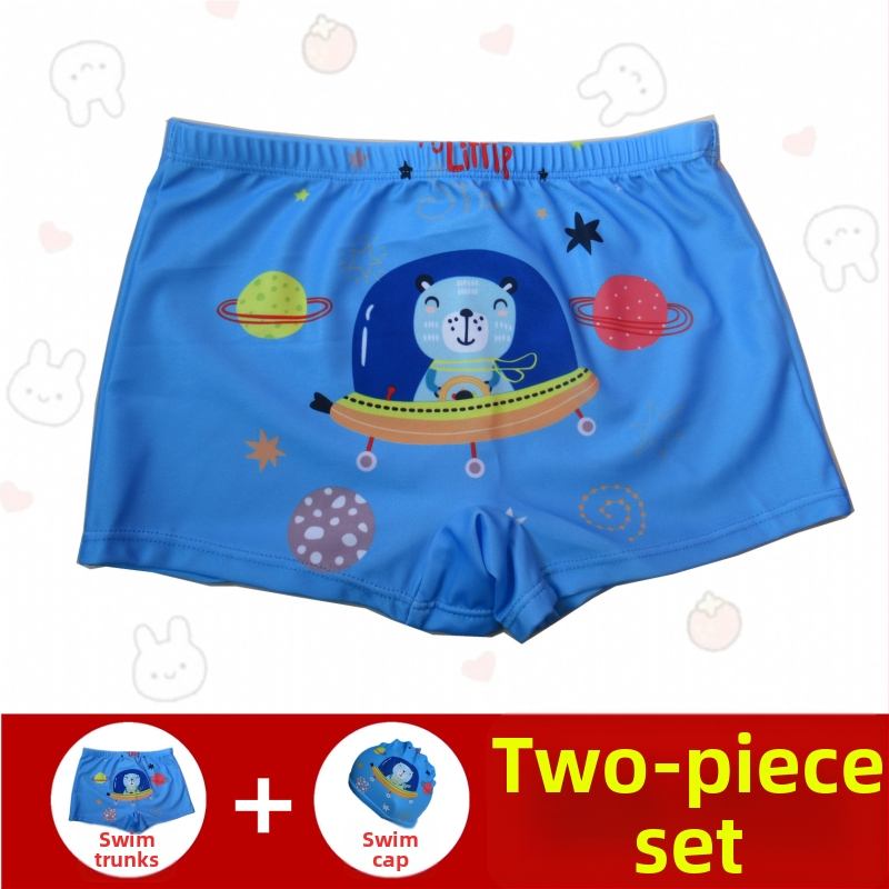 Slipuri de baie pentru băieți – Hai Shilin, poliester 88%, greutate 300 g/m², stil boxer