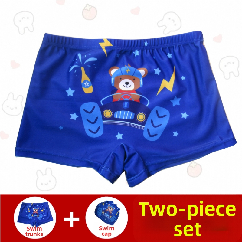 Slipuri de baie pentru băieți – Hai Shilin, poliester 88%, greutate 300 g/m², stil boxer