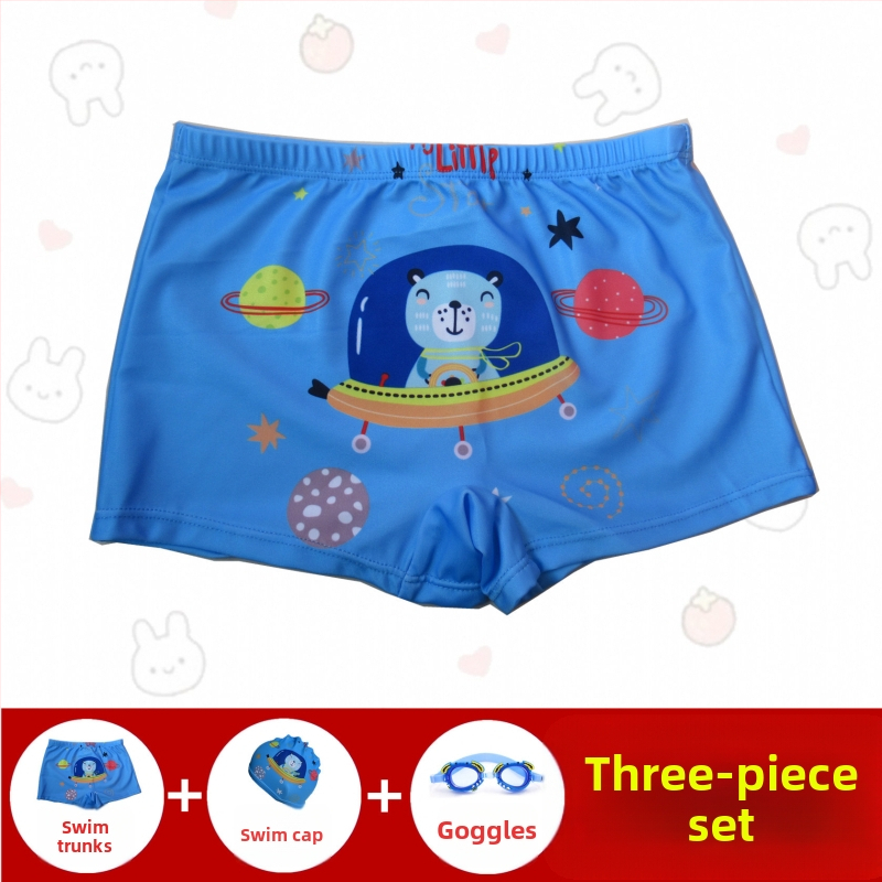 Slipuri de baie pentru băieți – Hai Shilin, poliester 88%, greutate 300 g/m², stil boxer