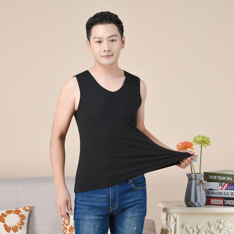 Vesto termică fără cusături, dublu strat, poliester, cu velur periat, glugă, decolteu în V, bază pentru iarnă