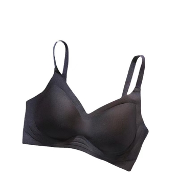 Bezšvová podprsenka s mäkkou oporou, bez drôtov, nylonový materiál 80–90%, priedušný, tvarovanie chrbta, pre ženy