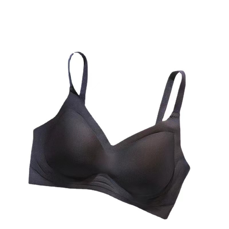 Bezšvová podprsenka s mäkkou oporou, bez drôtov, nylonový materiál 80–90%, priedušný, tvarovanie chrbta, pre ženy