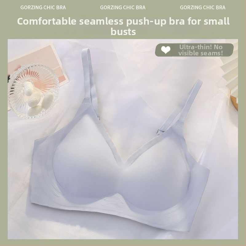 Bezšvová podprsenka s mäkkou oporou, bez drôtov, nylonový materiál 80–90%, priedušný, tvarovanie chrbta, pre ženy