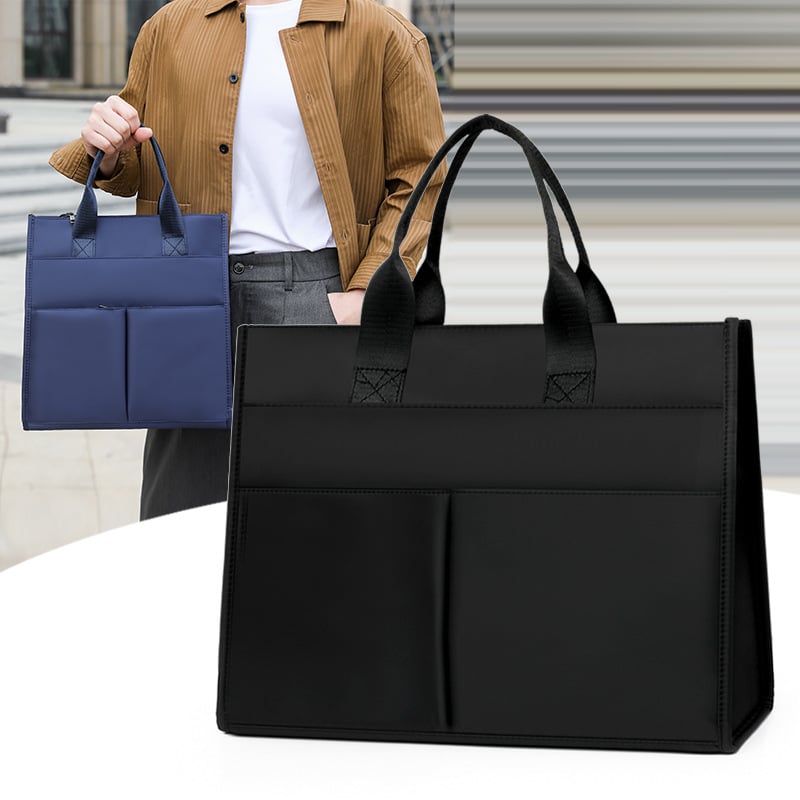 Ανδρική Επαγγελματική Τσάντα για Έγγραφα – Νάιλον σώμα, Επένδυση πολυεστέρα, Ανθεκτικότητα στη φθορά, Τσάντα γραφείου, Κατάλληλη για επαγγελματικά ταξίδια