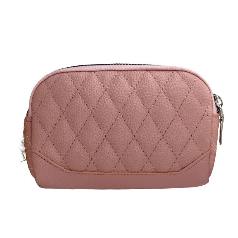 PU kožni novčanik za sitniše, podstava od poliester, 1 preklop, gradski minimalistički stil, sklopiv