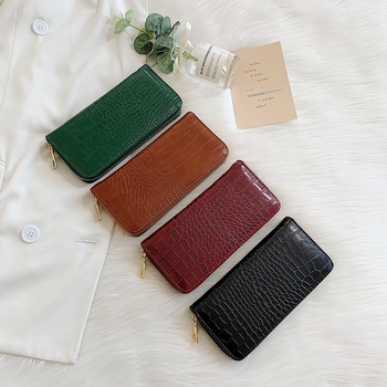 PU bőr pénztárca, Városi egyszerűség, Szilárd mintázat, PU bélés, Ultra könnyű