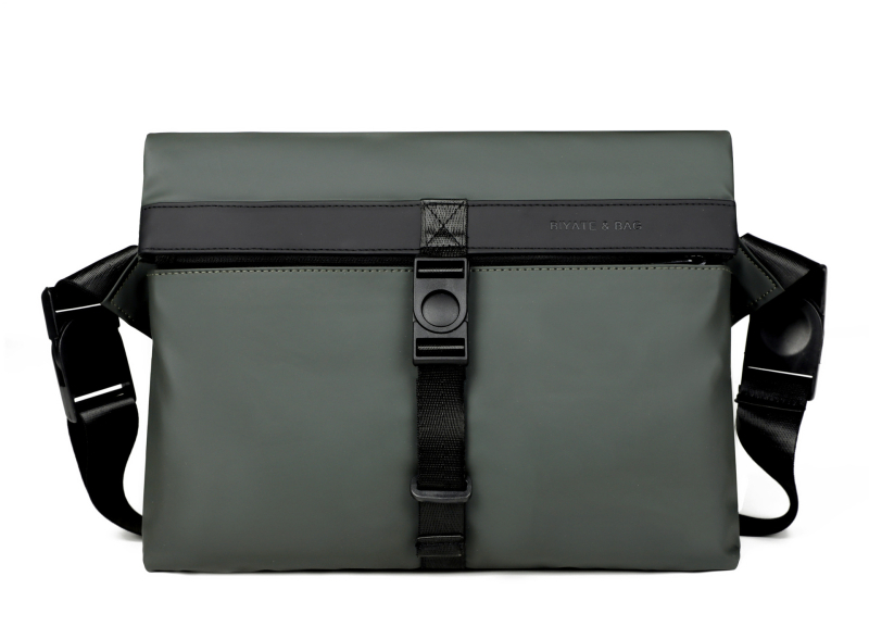 Muška PU crossbody torba, vodootporna, podstava od poliestera, gradski minimalistički stil za poslovna putovanja