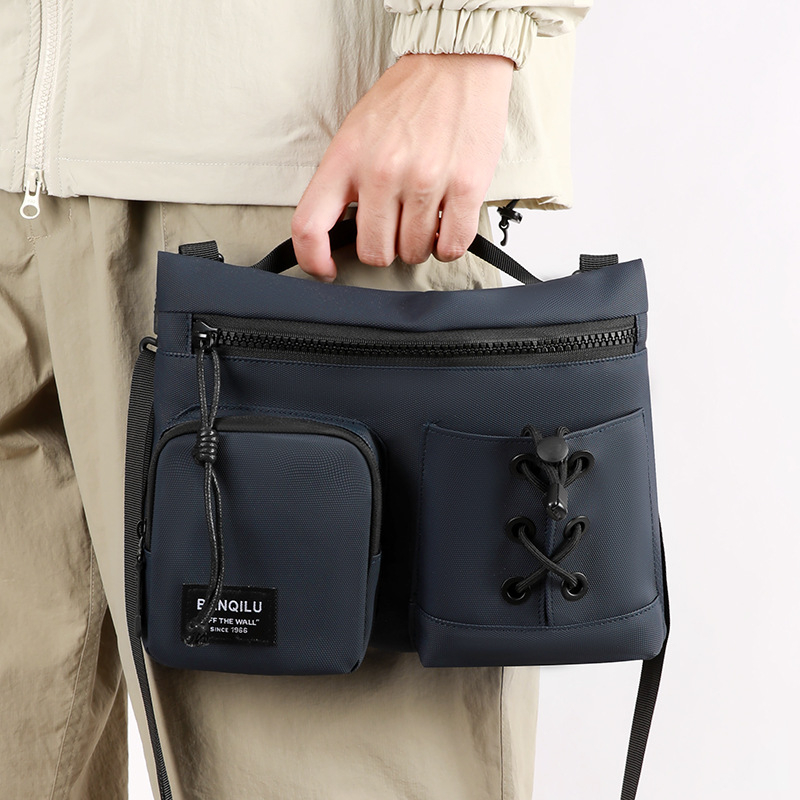 Muška crossbody torba za poslovne i putne potrebe — Oxford tkanina, poliester podstava, poslovno putnički stil, smanjuje teret