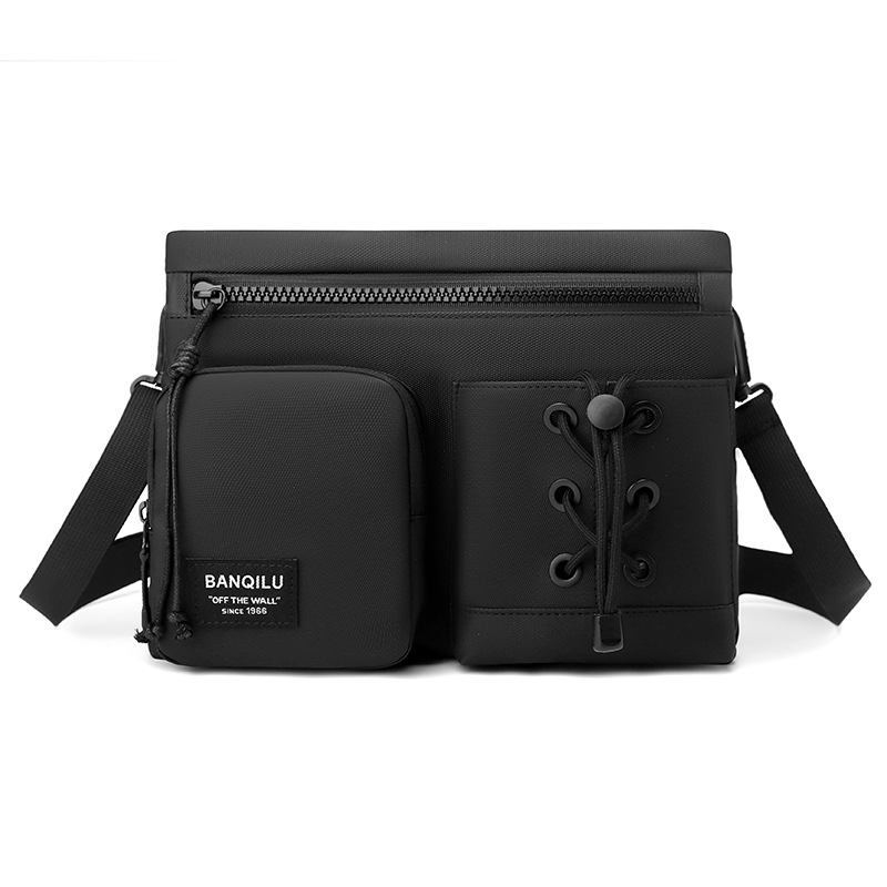 Muška crossbody torba za poslovne i putne potrebe — Oxford tkanina, poliester podstava, poslovno putnički stil, smanjuje teret