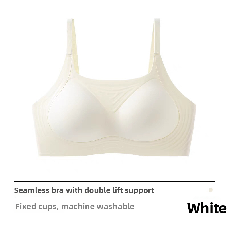 Bezšvová podprsenka s tenkými tvarovanými košíčkami, bez oceľových prvkov, pevné dvojité ramienka, vzadu trojradový háčik