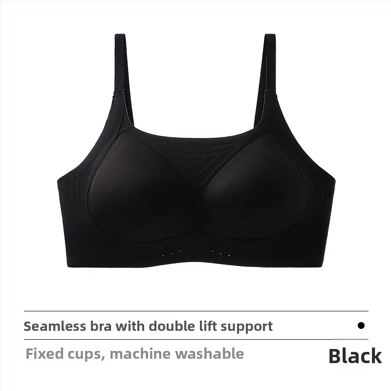 Bezšvová podprsenka s tenkými tvarovanými košíčkami, bez oceľových prvkov, pevné dvojité ramienka, vzadu trojradový háčik