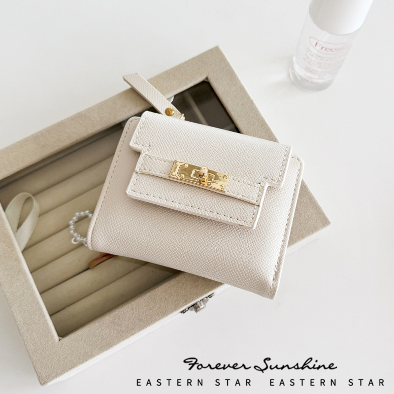 PU kožni novčanik s višestrukim džepovima za kartice — ženski kompaktni novčanik za kovanice, marka EASTERN STAR, model CL307-69B, podstava od poliestera, 2025