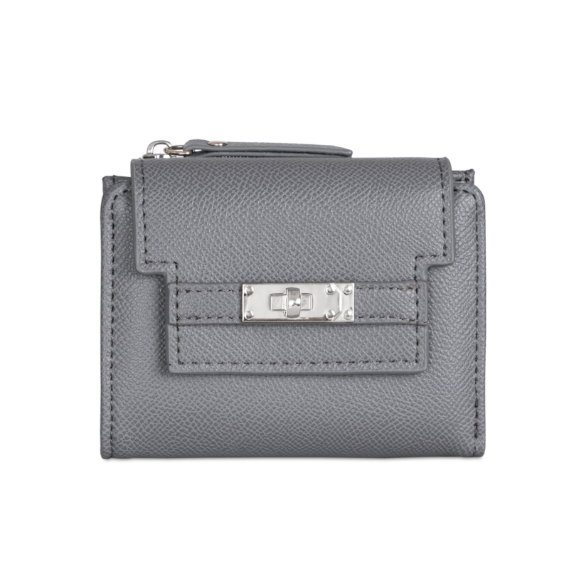 PU kožni novčanik s višestrukim džepovima za kartice — ženski kompaktni novčanik za kovanice, marka EASTERN STAR, model CL307-69B, podstava od poliestera, 2025