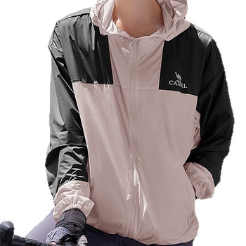 Camel Vanjska vjetrovka s UV zaštitom, lagana i prozračna, s kapuljom, unisex