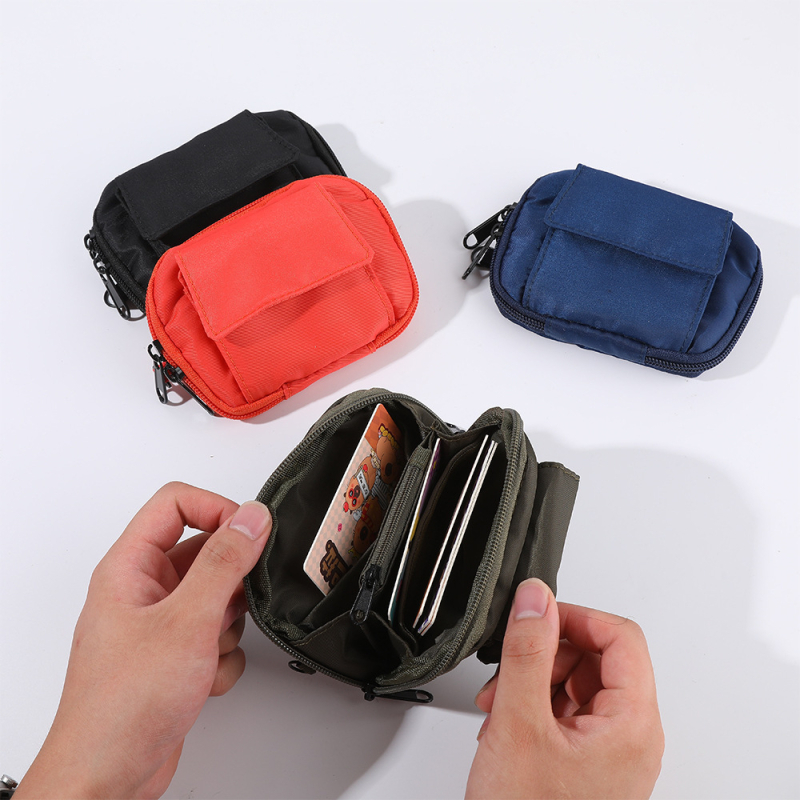 Mini novčanik za kartice, Unisex, Najlon, Vodootporan, Proširivi Kapacitet