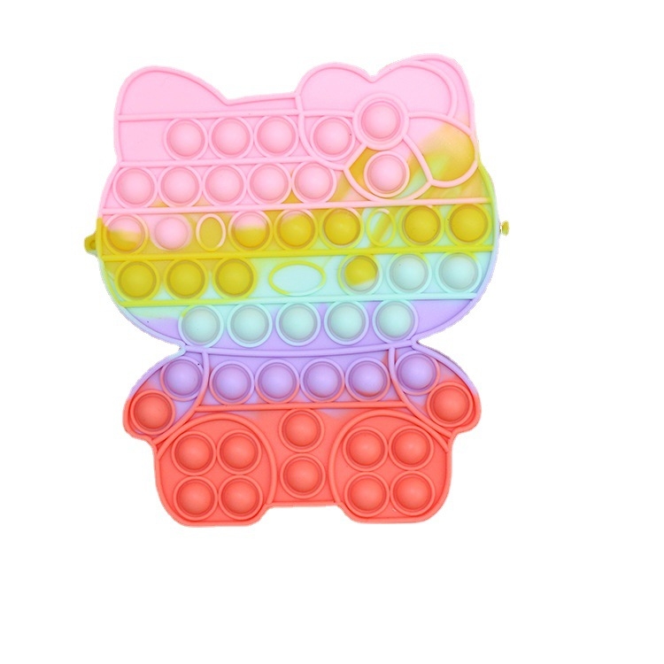 Silikonska novčanik za kovance s likovima, pravokutnog oblika, unisex, Nuoxuan (Materijal: silikon; Uzorak: likovi; Oblik: pravokutnik; Stil: svježe i slatko; Marke: Nuoxuan)