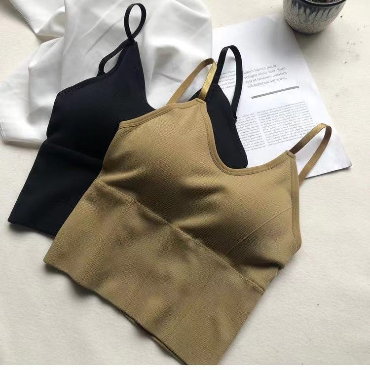 Bez naramenica cami s omotom za prsa, prozračna Nylon-Spandex tkanina, oblikovanje i podrška kretanju