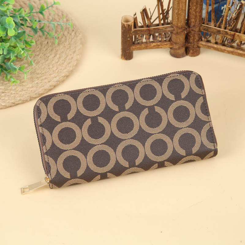 Ženska clutch novčanik, gradska jednostavnost, dugi zatvarač, brend Brother Hua Niu, ljeto 2023, ultralako za svakodnevnu upotrebu