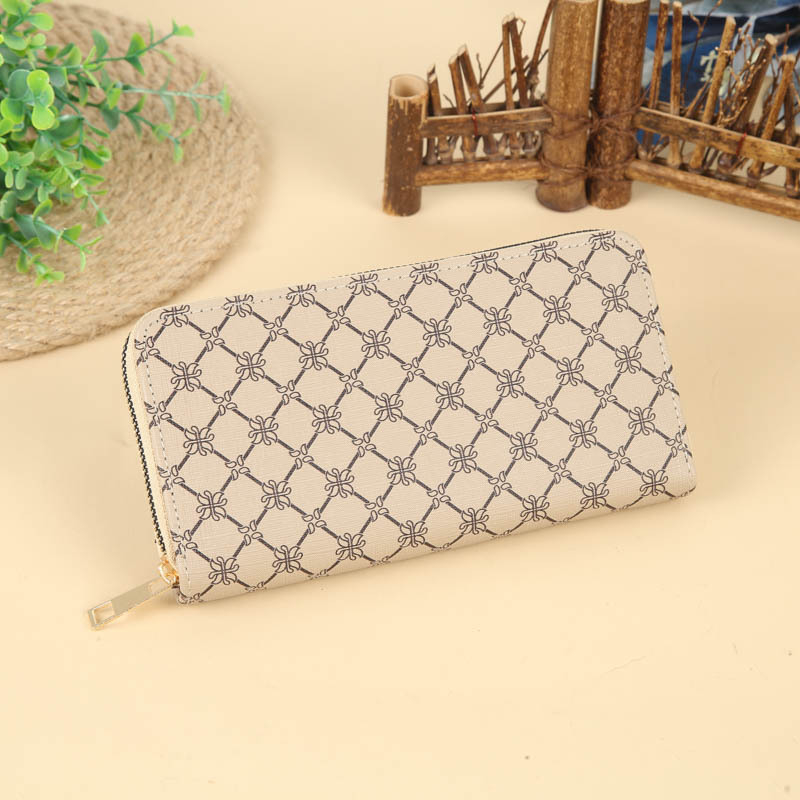 Ženska clutch novčanik, gradska jednostavnost, dugi zatvarač, brend Brother Hua Niu, ljeto 2023, ultralako za svakodnevnu upotrebu